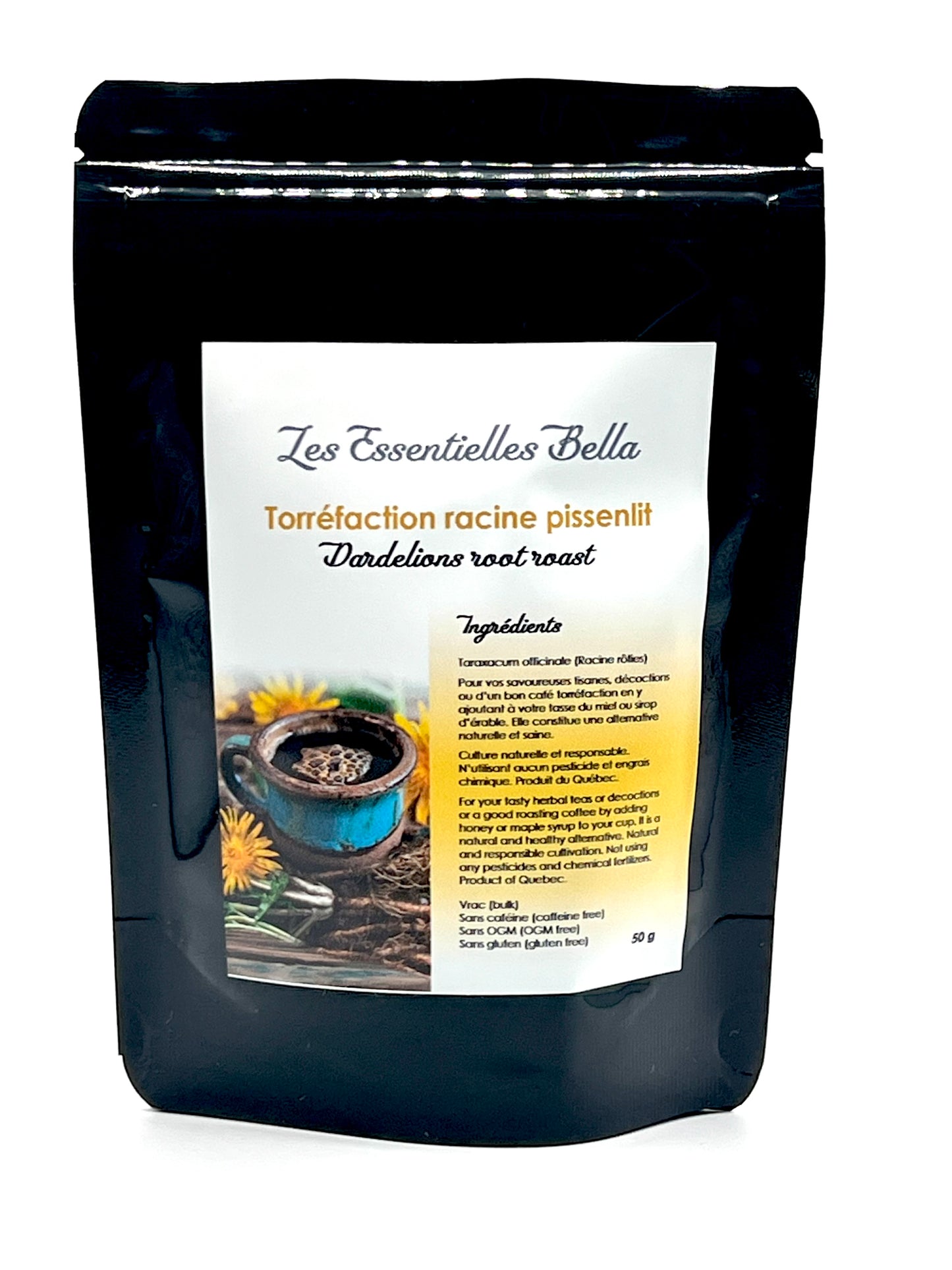 Torréfaction racine pissenlit rôtie (Roasted dandelion root roast)