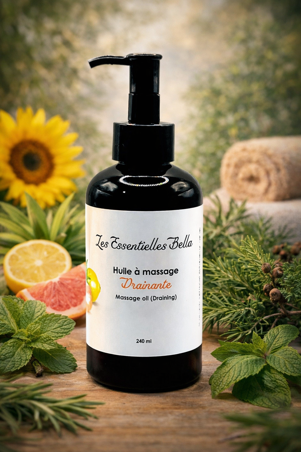 Huile à massage Drainante (Draining Massage Oil)