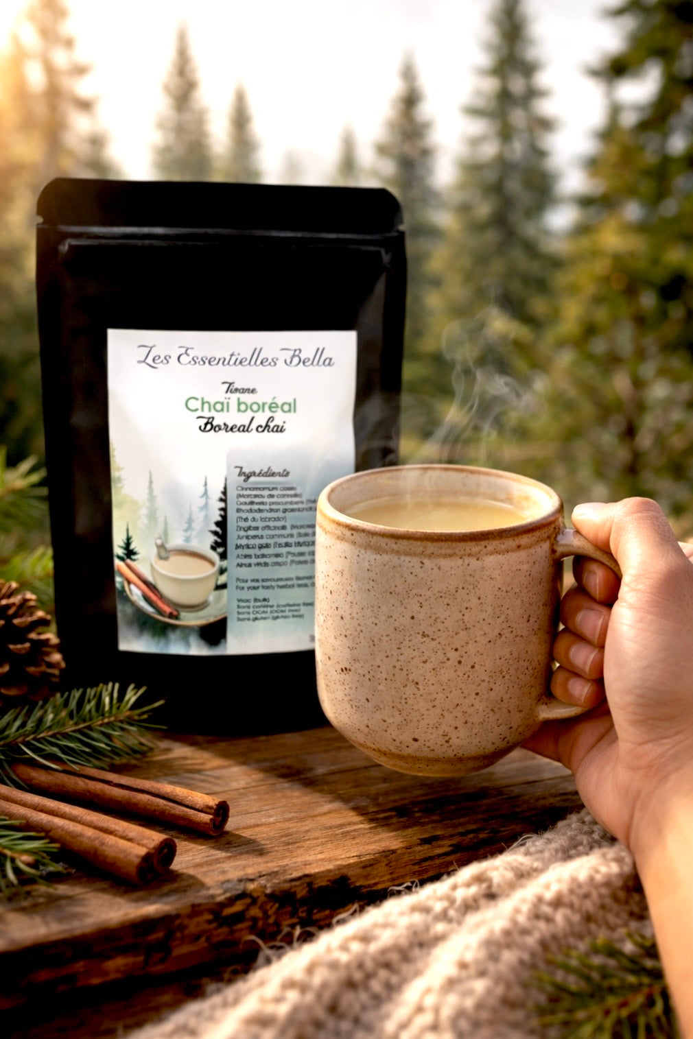 Tisane Chaï boréal (Boreal chai herbal tea)