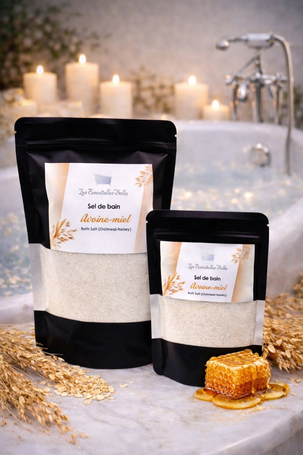 Sel de bain Apaisant (Avoine & Miel)