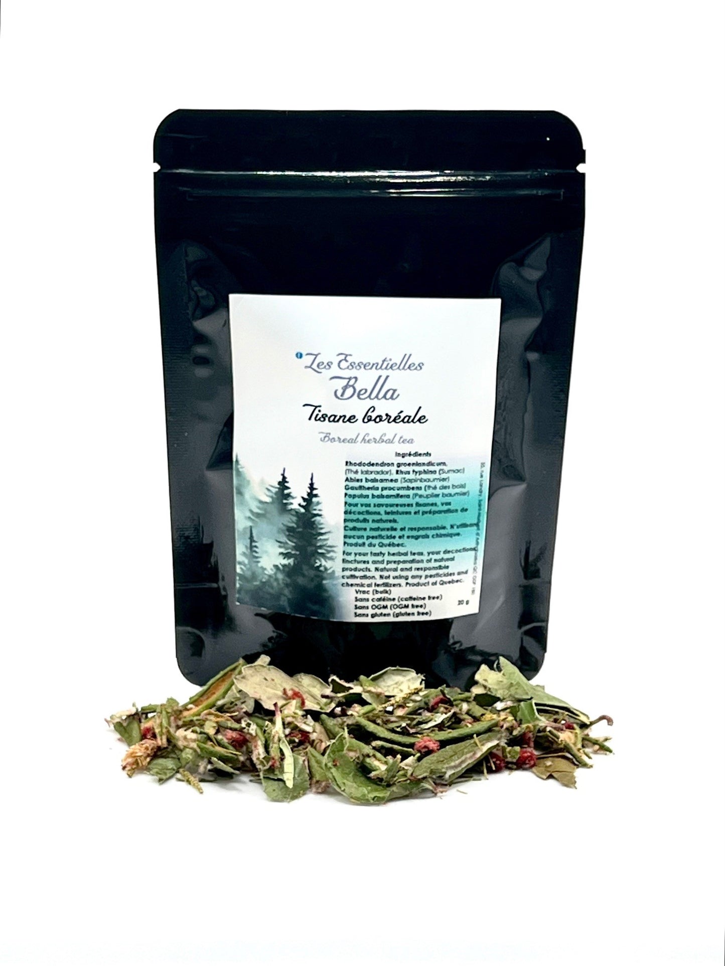 Ensemble Boréale (Bouteille d'eau-tisane boréale)