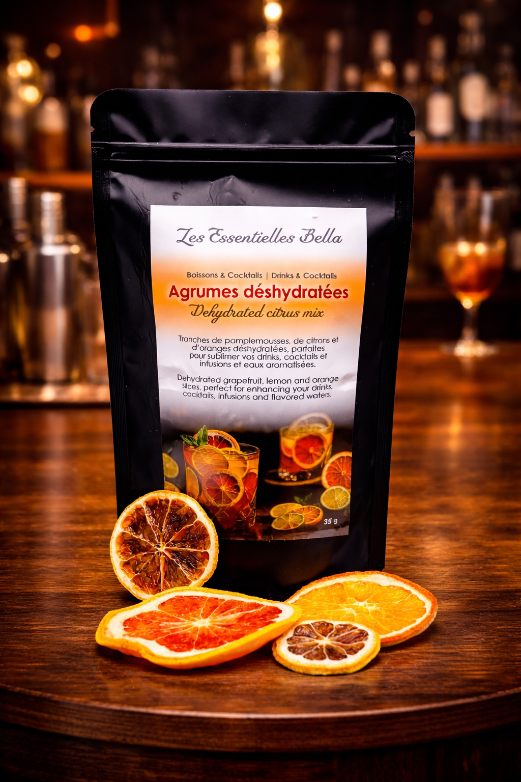 Tranche d’agrumes déshydratées (Dehydrated citrus mix)