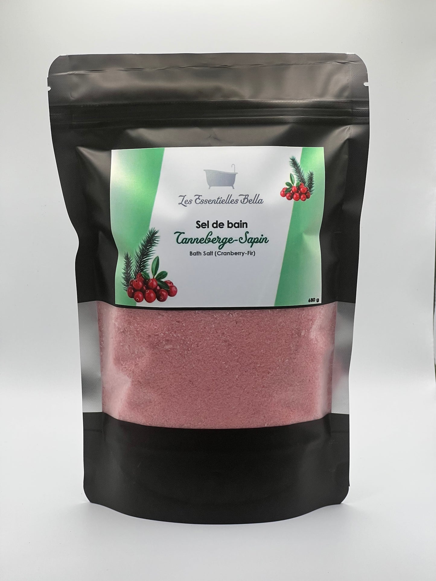 Sel de bain-Canneberge & sapin