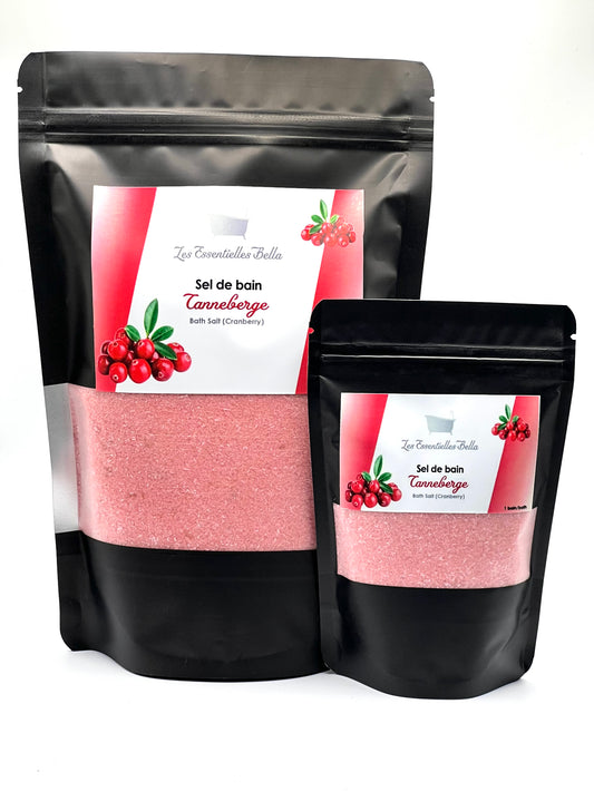Sel de bain (Canneberge)