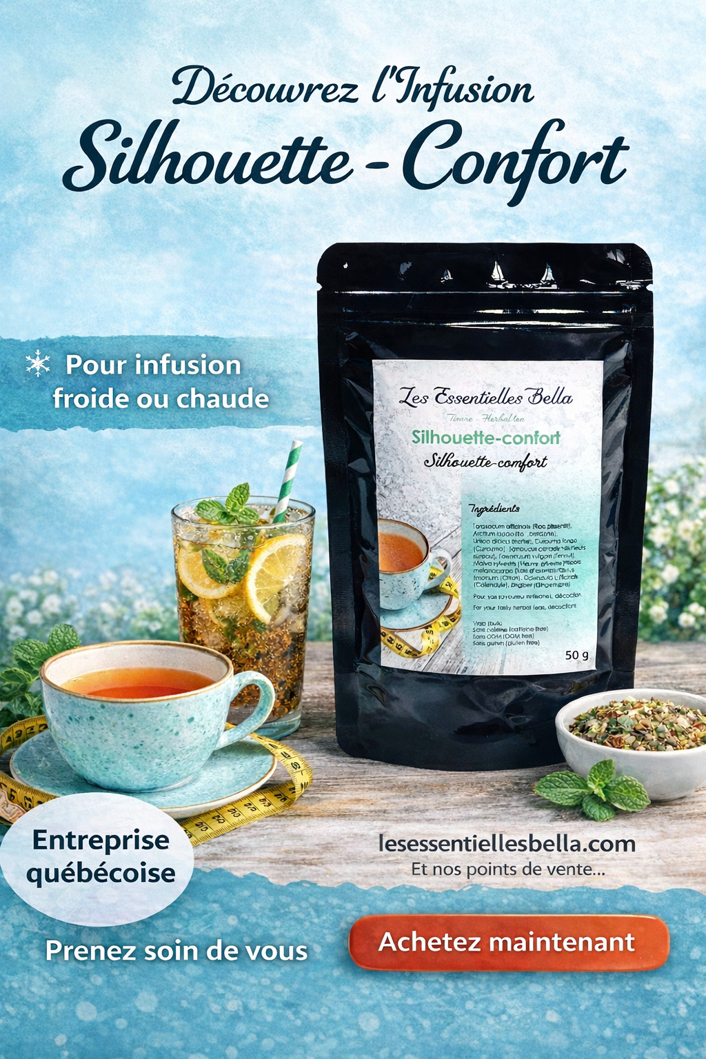 Tisane silhouette confort (Silhouette comfort herbal tea)