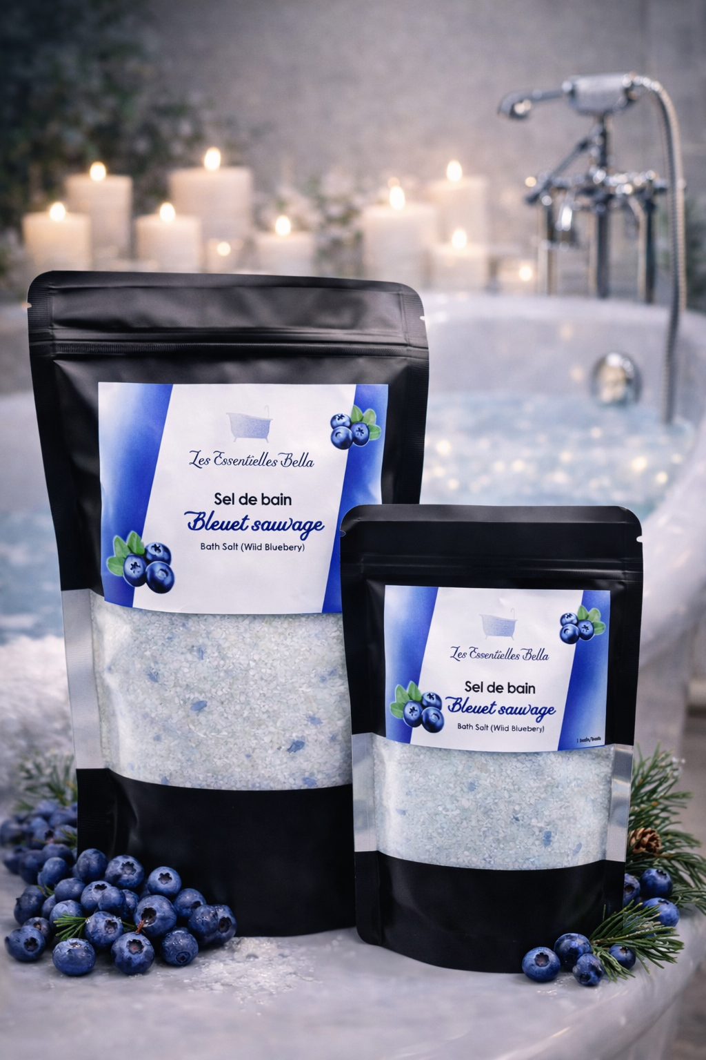 Sel de bain (Bleuet)