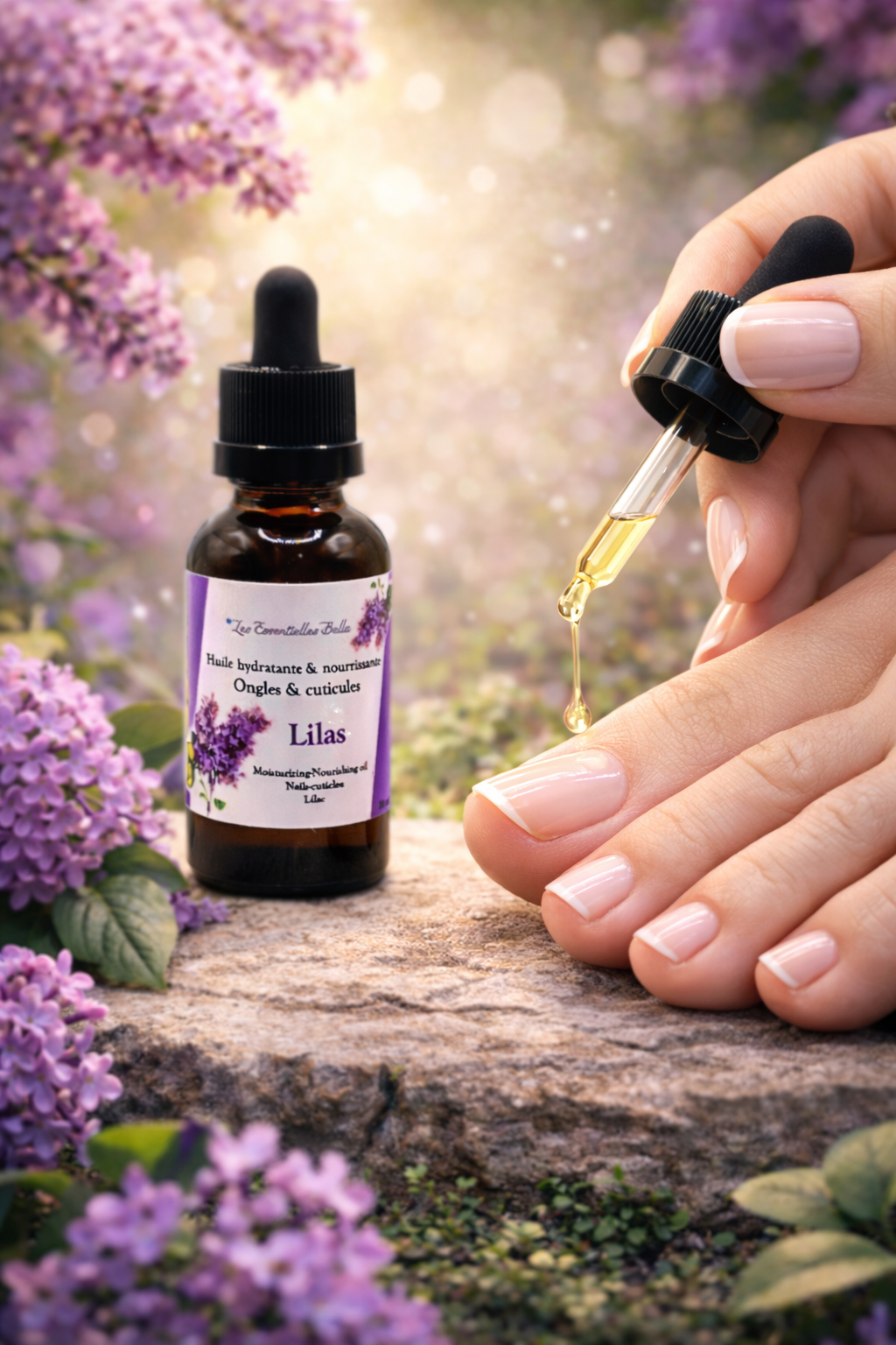 LILAS : Huile nourrissante (ongles et cuticules) LILAC: Nourishing oil (nails and cuticles)