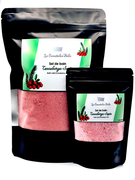 Sel de bain-Canneberge & sapin