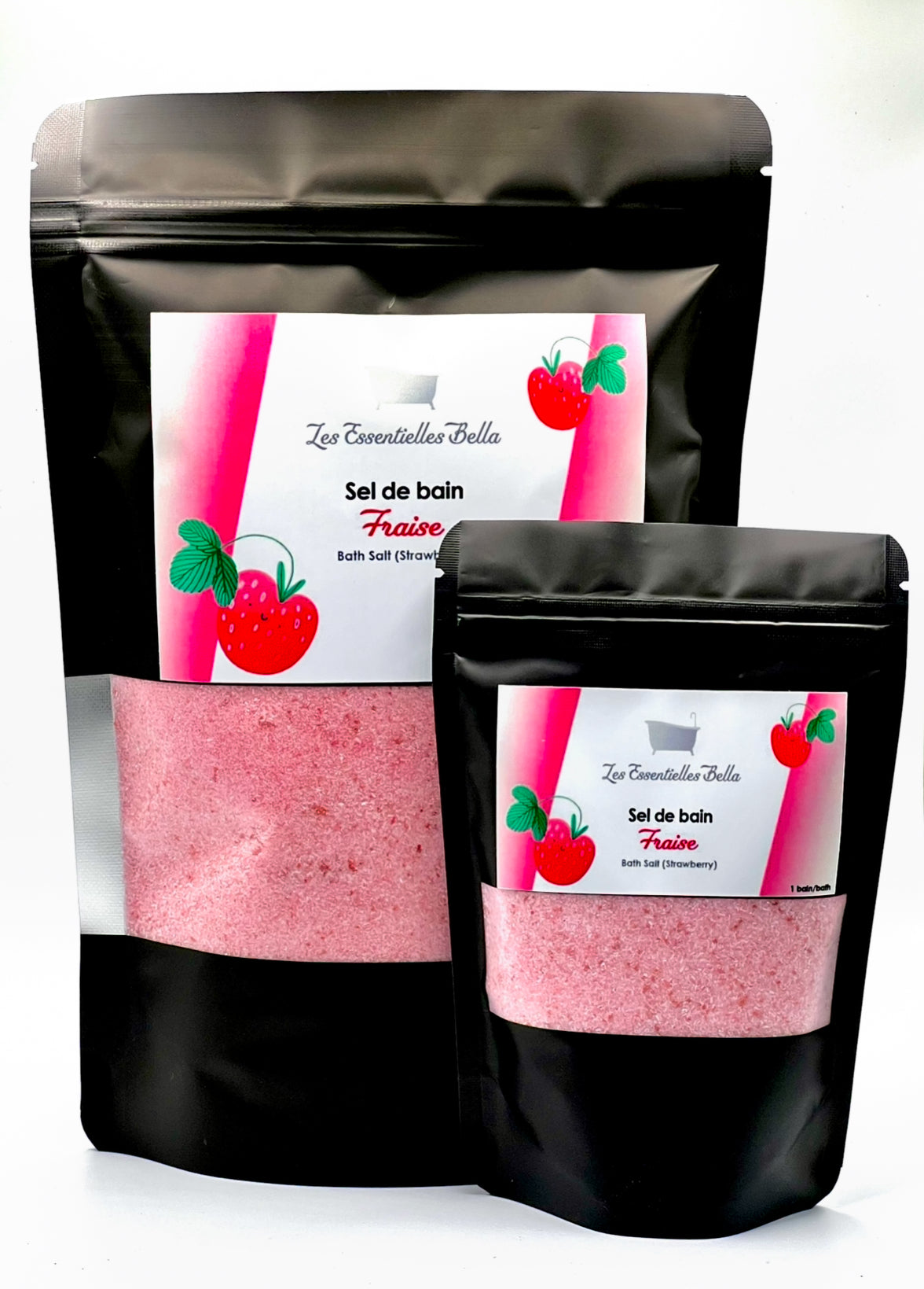 Sel de bain (Fraise des champs)
