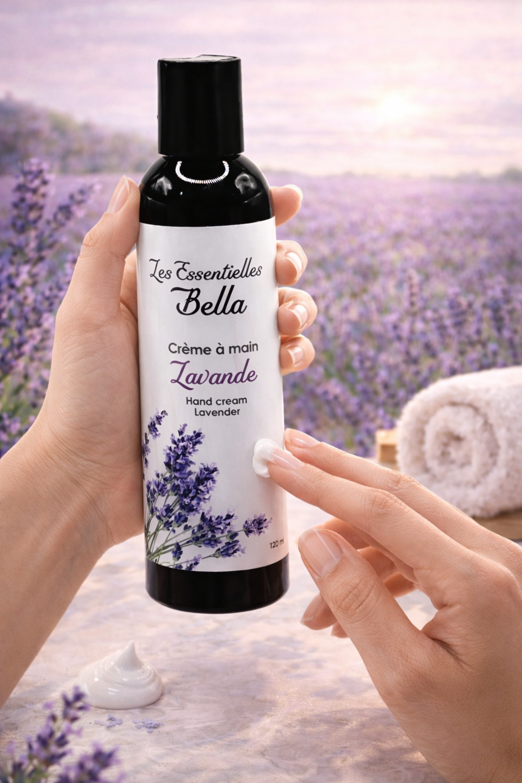 Crème à main à la lavande