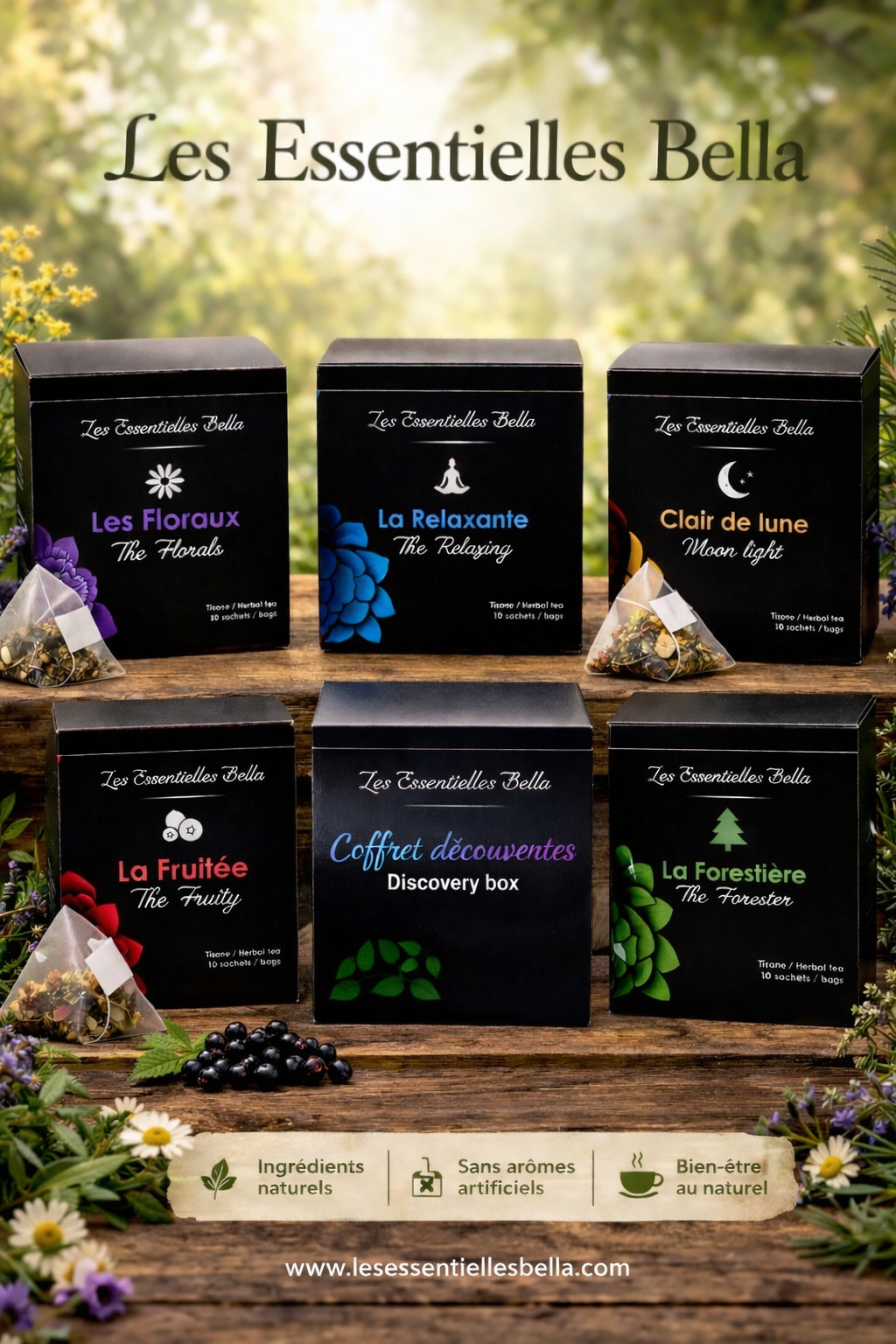 Boîtier tisane québécoise: La forestière