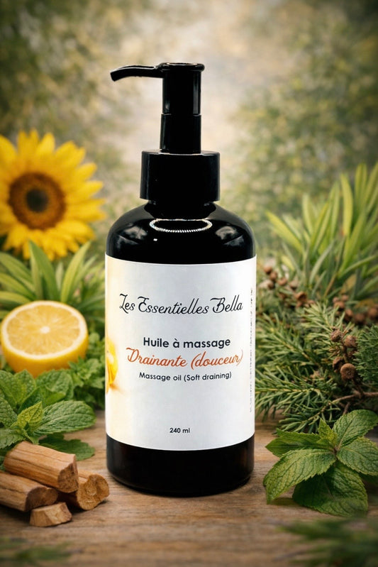 Huile à massage Drainante DOUCEUR (Gentle draining massage oil)