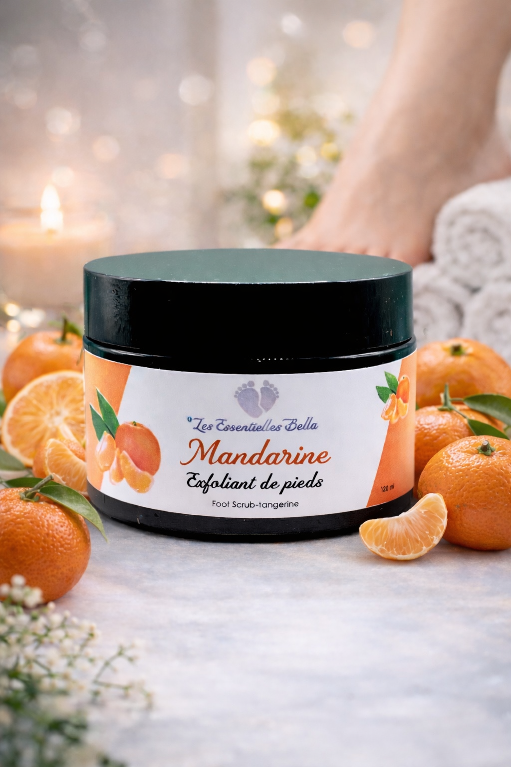 Exfoliant de pieds - Mandarine