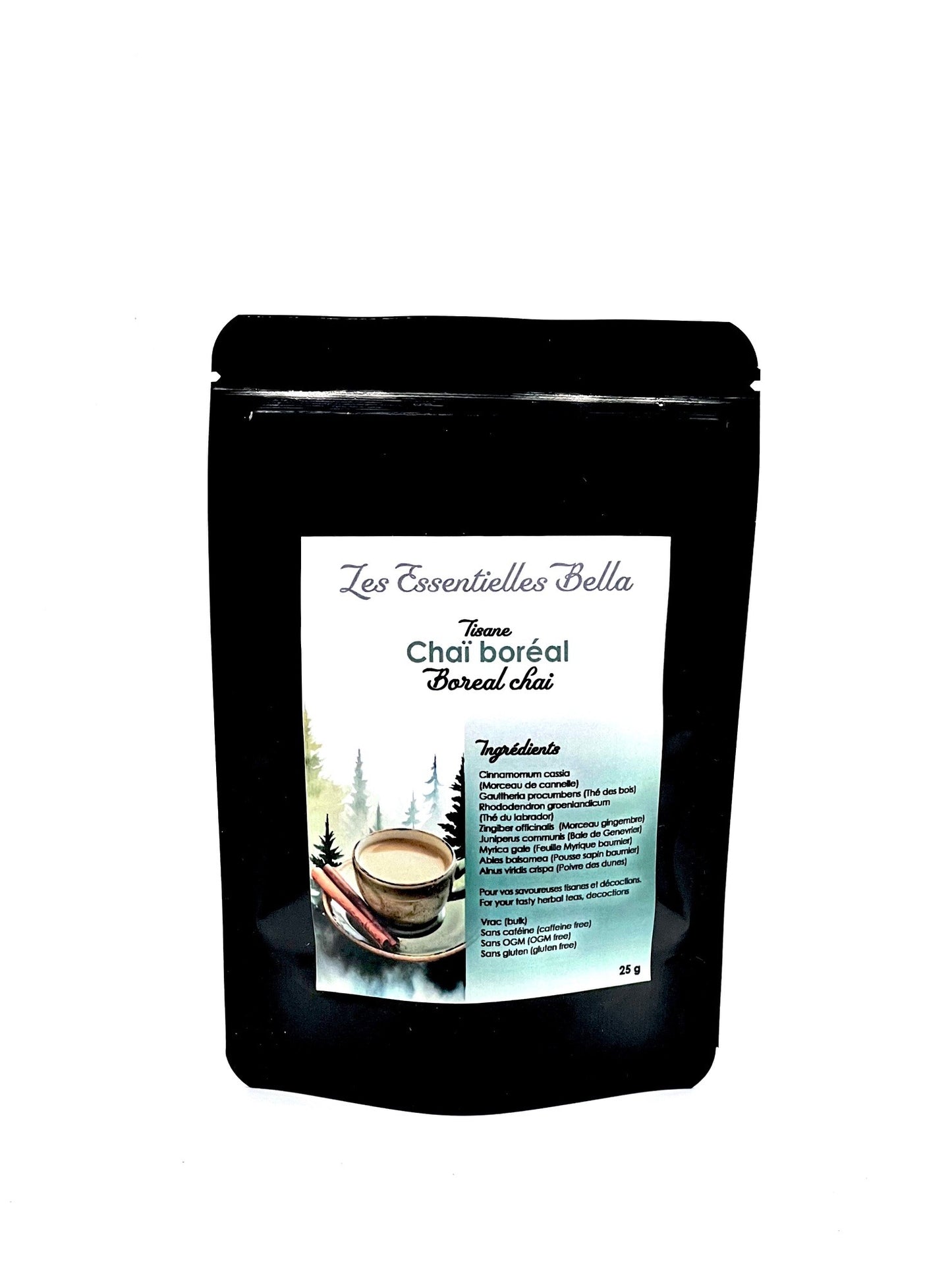 Tisane Chaï boréal (Boreal chai herbal tea)
