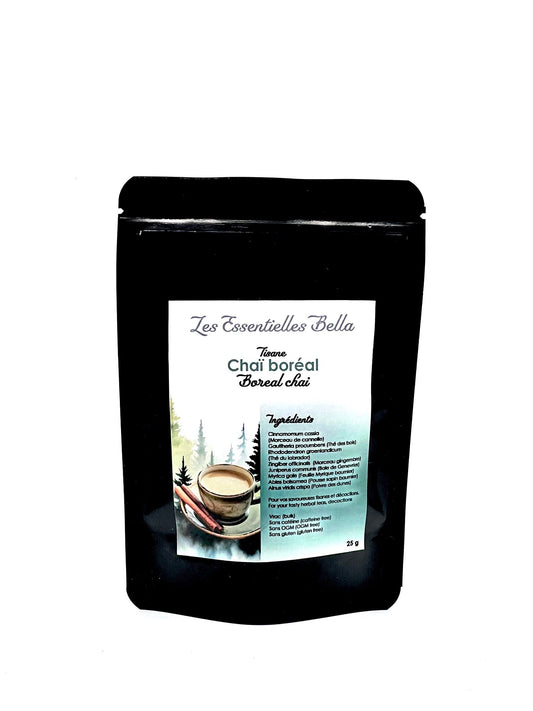 Tisane Chaï boréal (Boreal chai herbal tea)