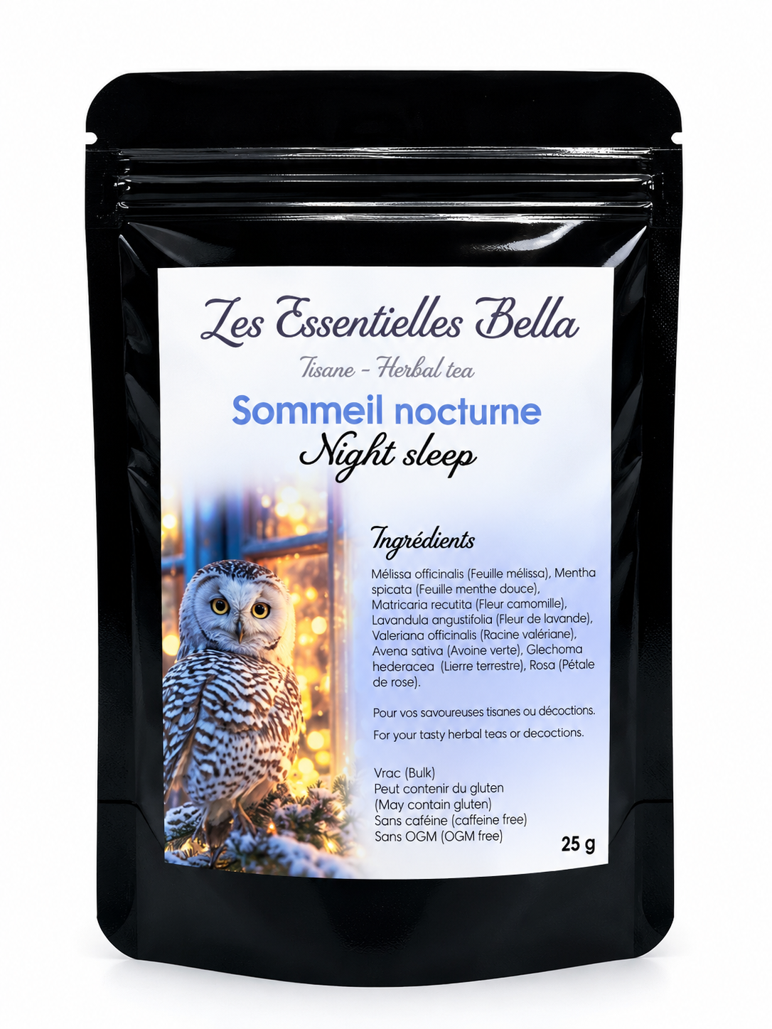 Tisane sommeil nocturne (Nighttime sleep herbal tea)