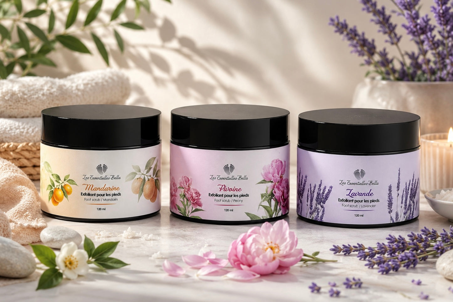 Exfoliant de pieds - Mandarine