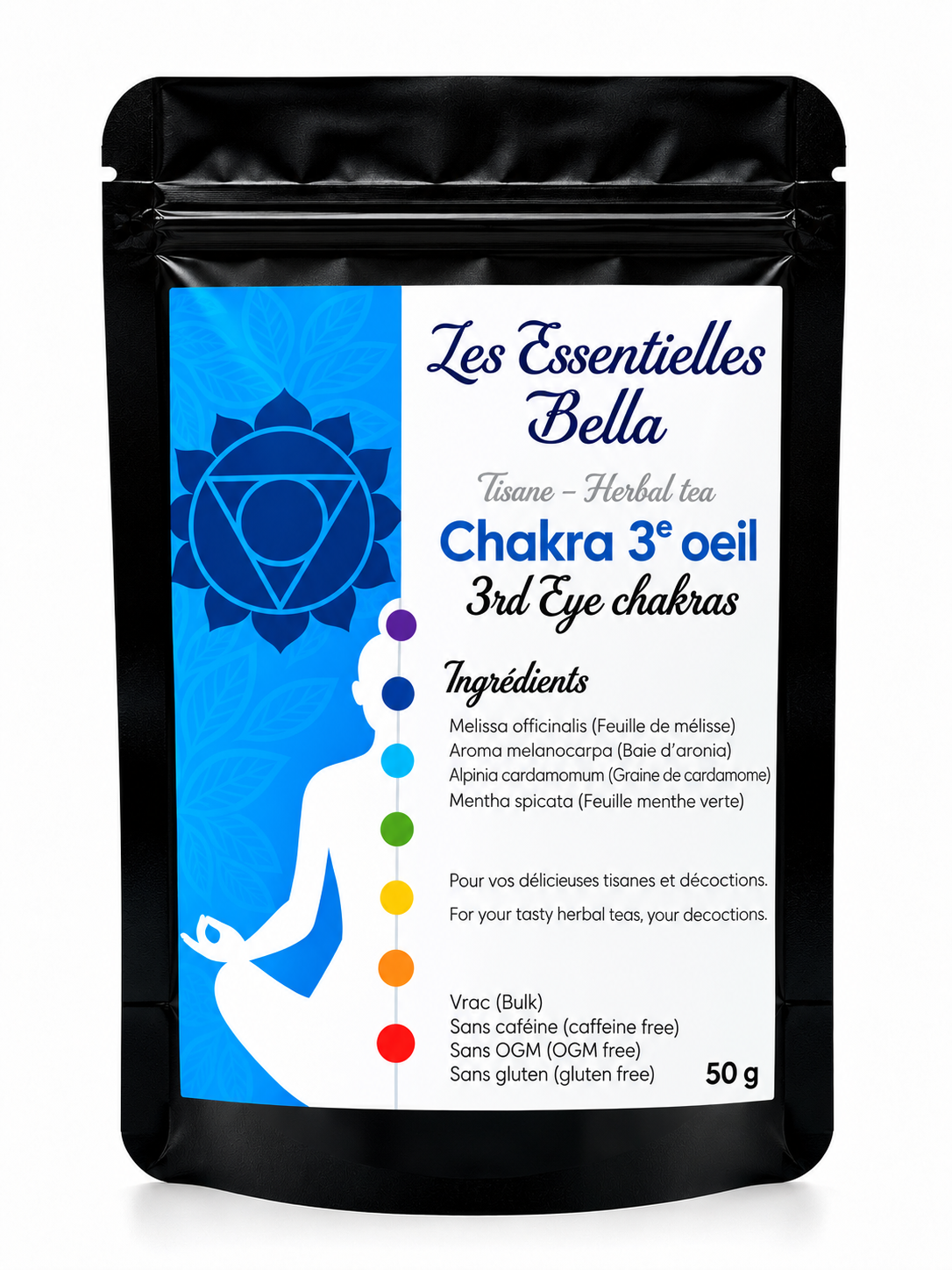 Chakra 3 ième oeil (Tisane vrac)