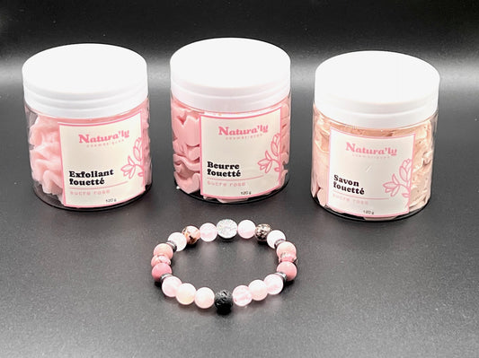 Duo bracelet du cœur et douceur (Heart and softness bracelet duo)