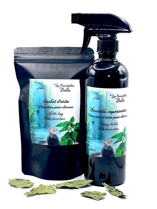 Décoction d'ortie pour cheveux (Nettle bag Hair decoction)