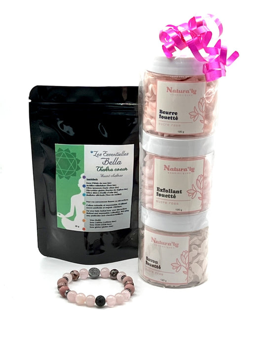 Trio bien-être et douceur chakra du cœur (Wellness and softness trio Heart Chakra)