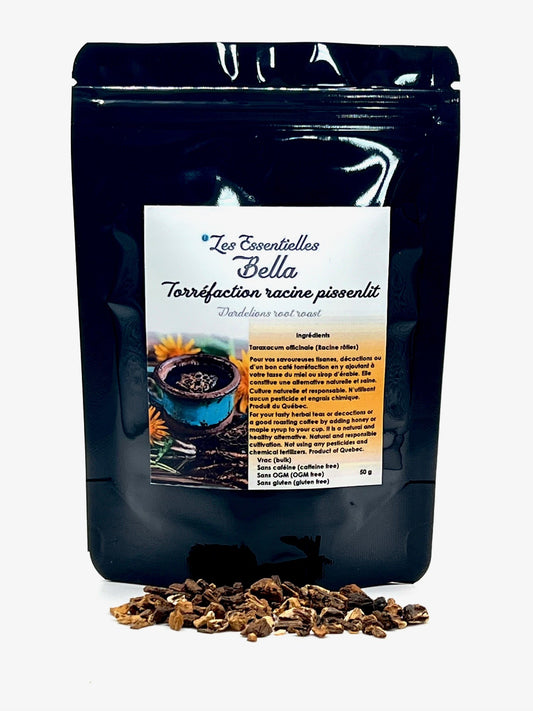 Torréfaction racine pissenlit rôtie (Roasted dandelion root roast)